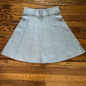 Ann Taylor Gray A-Line Skirt